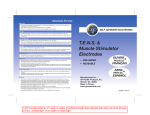 T.E.N.S. & Muscle Stimulator Electrodes