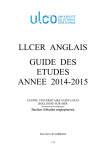 Guide des études de la licence - Université du Littoral Côte d`Opale
