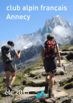 Programme et revue été 2015 - Club Alpin Français d`Annecy