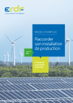 Mode d`emploi : Raccorder son installation de production