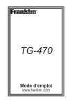 TG-470 - Franklin Electronic Publishers, Inc.