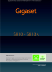 Gigaset S810/S810A – Plus qu`un simple téléphone