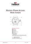 Montres «Phases de lune» Mode d`emploi