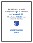 La littératie : une clé d`apprentissage et une voie vers la prospérité –