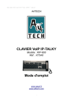 CLAVIER VoIP IP-TALKY Mode d`emploi