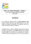 Charte du Conseil Municipal « Jeunes