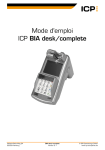 Mode d`emploi ICP BIA desk/complete