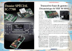 Dossier SPÉCIAL IC-7700