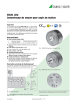 KINAX 3W2 Convertisseur de mesure pour angle de rotation