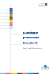 La certification professionnelle