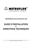 GUIDE D`INSTALLATION DIRECTIVES TECHNIQUES