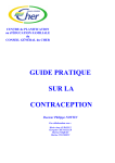 Guide pratique sur la contraception