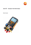 testo 557 · Analyseur froid électronique