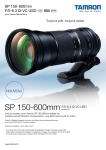 SP 150-600mm F/5-6.3 Di VC USD