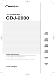 CDJ-2000 - Contact SARL