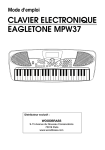 CLAVIER ELECTRONIQUE EAGLETONE MPW37