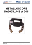 METALLOSCOPE DA200S, A48 et D48