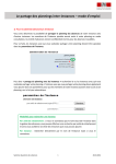 Le partage des plannings inter