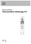Thermomètre infrarouge IT-1