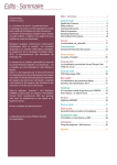 Edito - Sommaire - Province de Luxembourg
