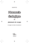 Pharmacie écologique et pharmacie de voyage