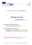 la fiche Mode d`emploi « Echanges de jeunes