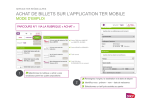 Mode d`emploi achat sur TER MOBILE