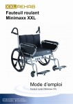 FR - Mode d`emploi Fauteuil roulant Minimaxx XXL