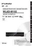 enregistreur dvd / magnetoscope wl6d-m102 mode d`emploi