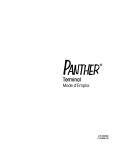 METTLER TOLEDO Panther Mode d`Emploi