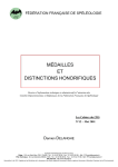 médailles et distinctions honorifiques