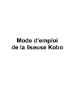 Mode d`emploi liseuse Kobo