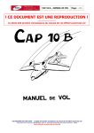 manuel de vol du Cap10B - Association francaise de voltige aérienne