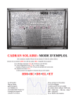 CADRAN SOLAIRE: MODE D`EMPLOI. HM=HC+DS+EL+ET