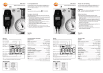 testo 175-T3 Mode d`emploi raccourci Afficheur Autonomie pile