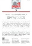 1990-93: LES CONTRATS EMPLOI MILLION SOLIDARITÉ, UN 1 10