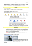 Mode d`emploi de la Caméra VIDEO HDCE 30 (3 millions de pixels)