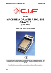 MACHINE A GRAVER A MOUSSE GRAV`CI 3