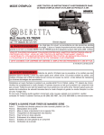 MODE D`EMPLOI Mod. Beretta XX-TREME