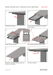 Mode d`emploi pour l`extension de la table Bela étirer