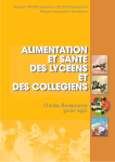 Alimentation et santé des lycéens et des collégiens