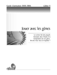 Cahier A - Jouer avec les gènes.p65