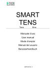 Manuel d`utilisation I Tech Smart Tens