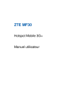 Téléchargement du guide utilisateur ZTE-MF30