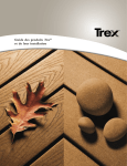 Guide des produits Trex® et de leur installation