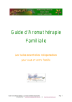 Guide d`Aromathérapie Familiale - Association L`Essentielle Sante