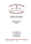 Mode d`emploi - HMF Hermeler Maschinenbau GmbH