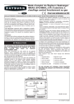 Mode d`emploi du Rayburn Heatranger 480AG (CF)/480AL (CF