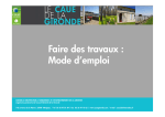 Faire des travaux : Mode d`emploi