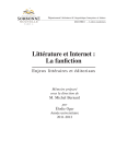 Littérature et Internet : La fanfiction